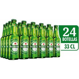 cerveza heineken 33 cl pack 24 unidades