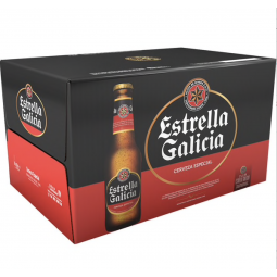 cerveza estrella galicia 25 cl pack de 24 unidades